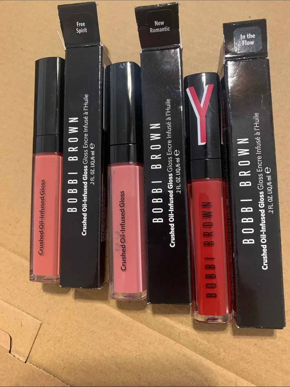 Bobbi Brown Crushed Oil-Infused Gloss Trio — Pink, Coral & Red
